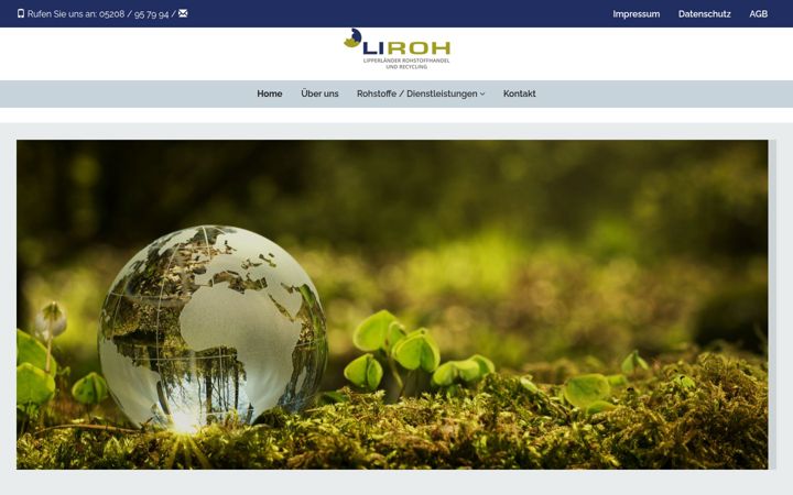 Screenshot of liroh.de