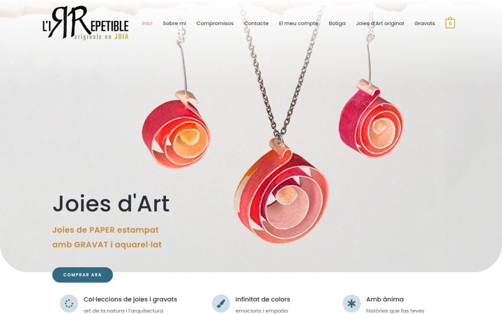 Screenshot of lirrepetible.com