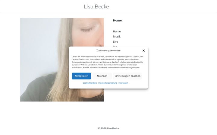 Screenshot of lisa-becke.de