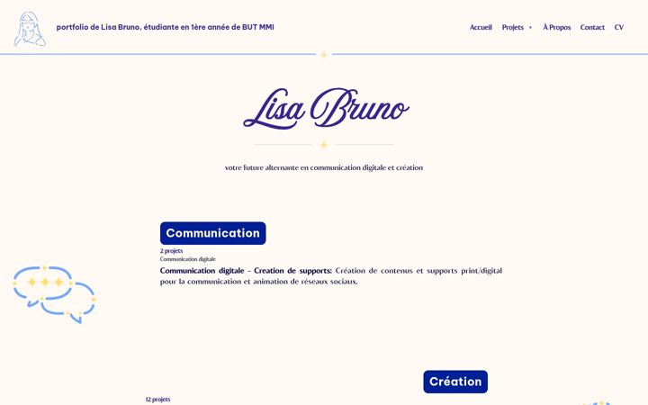 Screenshot of lisa-bruno.com