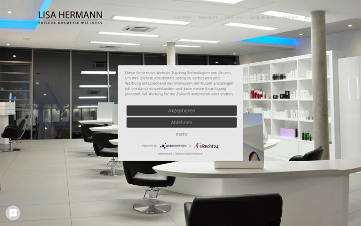 Screenshot of lisa-hermann.de