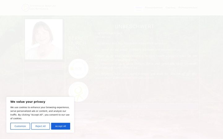 Screenshot of lisa-rettelbach.de