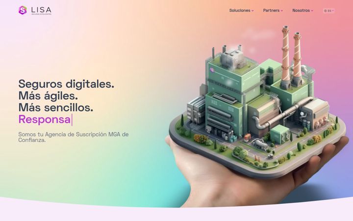 Screenshot of lisa-seguros.com