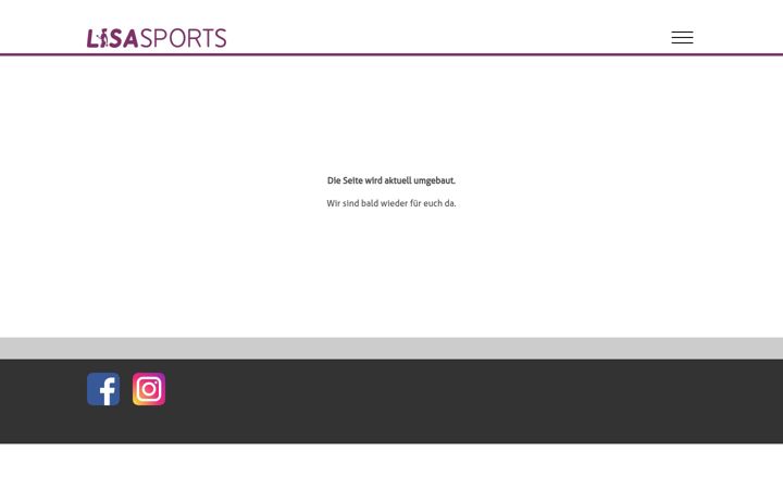 Screenshot of lisa-sports.de