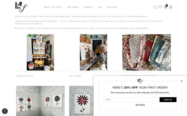 Screenshot of lisaafoster.com