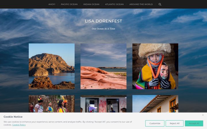 Screenshot of lisadorenfest.com