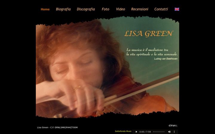 Screenshot of lisagreen.it