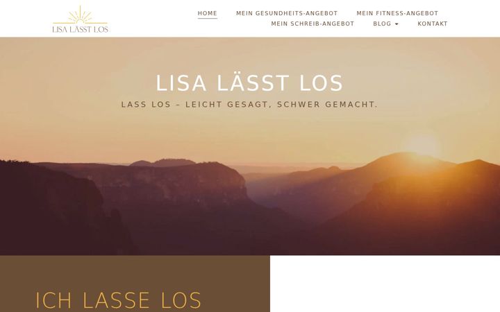 Screenshot von lisalaesstlos.de