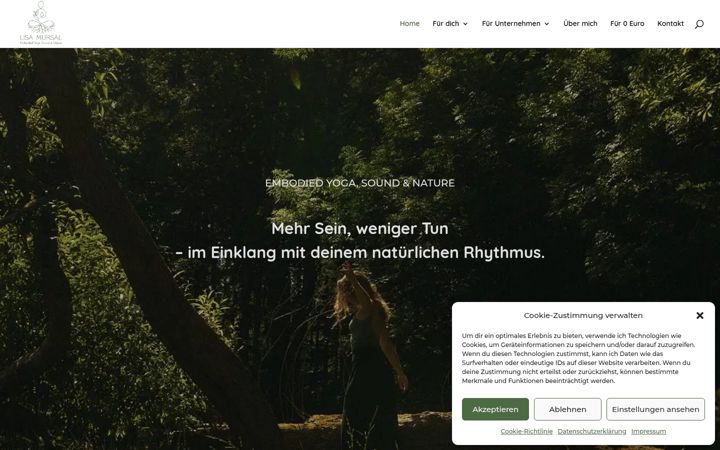 Screenshot of lisamursal.de