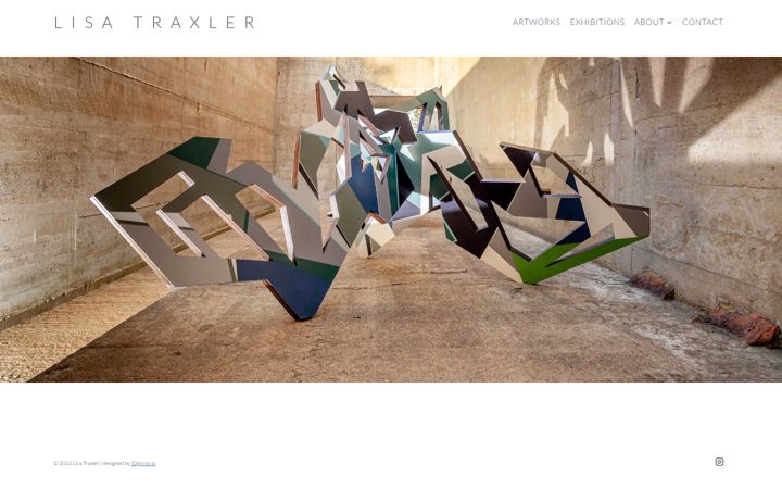 Screenshot of lisatraxler.com
