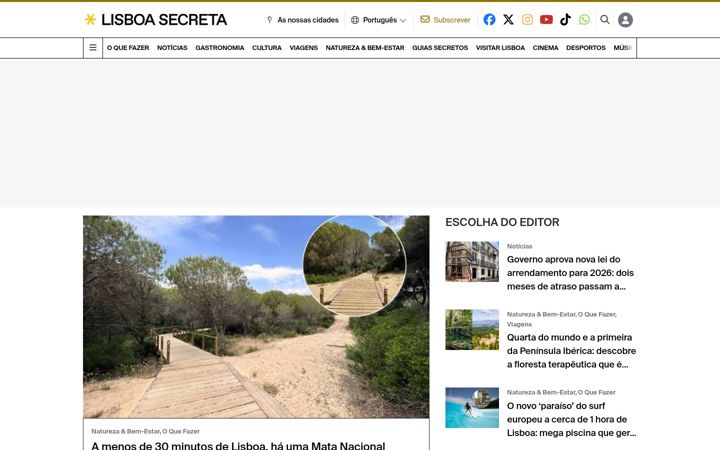 Screenshot von lisboasecreta.co