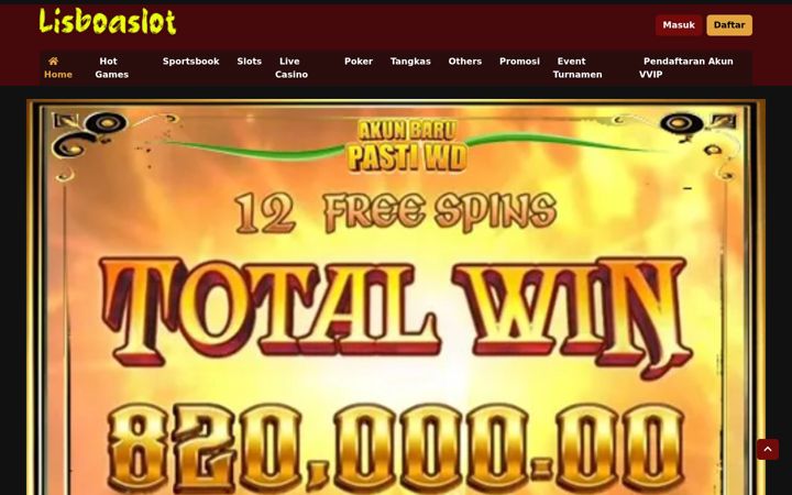 Screenshot of lisboaslots.com