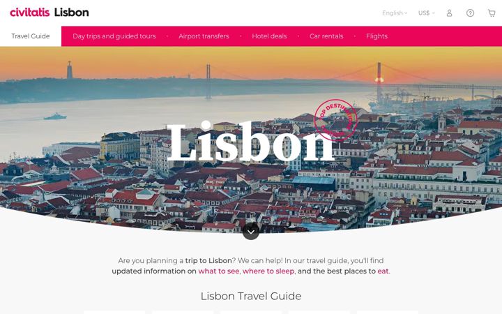 Screenshot of lisbon.net