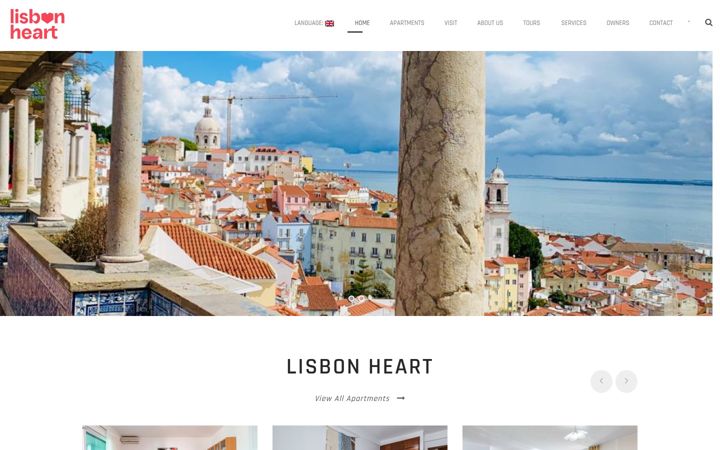 Screenshot of lisbonheart.com
