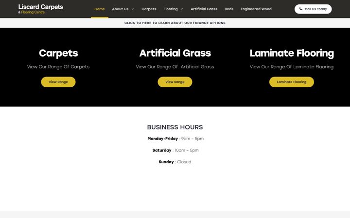 Screenshot of liscard-carpets.com