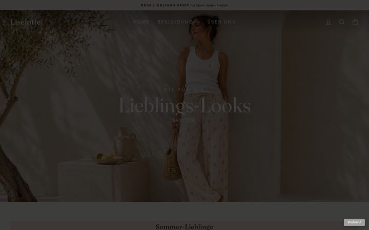 Screenshot of liselotte.de