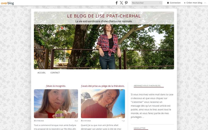 Screenshot of lisepratcherhal-leblog.com