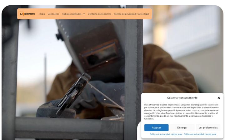 Screenshot of liserinox.com