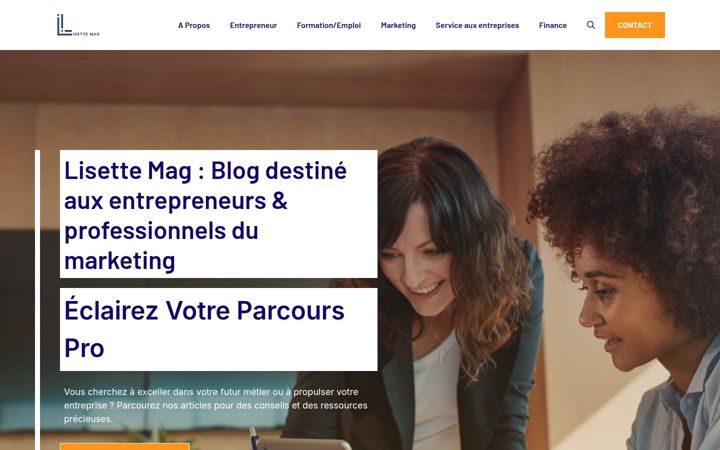 Screenshot of lisette-mag.fr