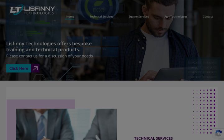 Screenshot of lisfinnytechnologies.com