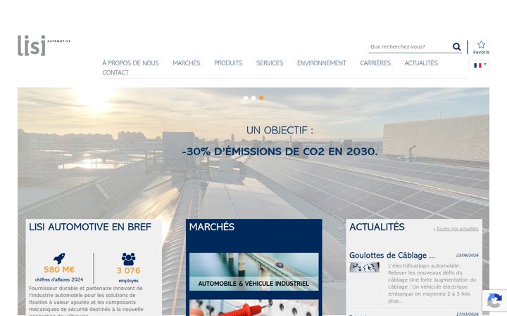 Screenshot of lisi-automotive.com