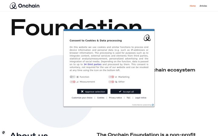 Screenshot of lisk.foundation