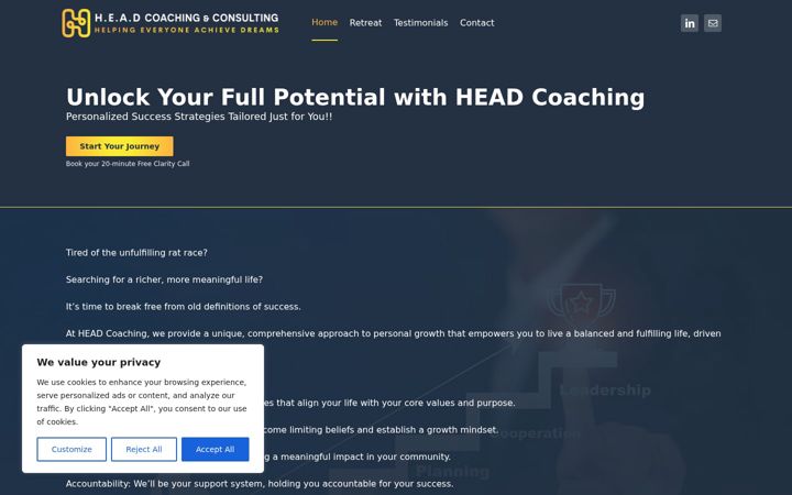 Screenshot of lislehead.com