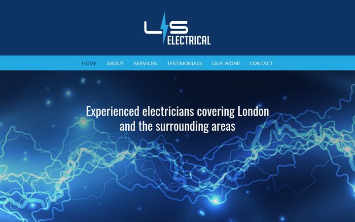 Screenshot of lisltd-electrical.co.uk
