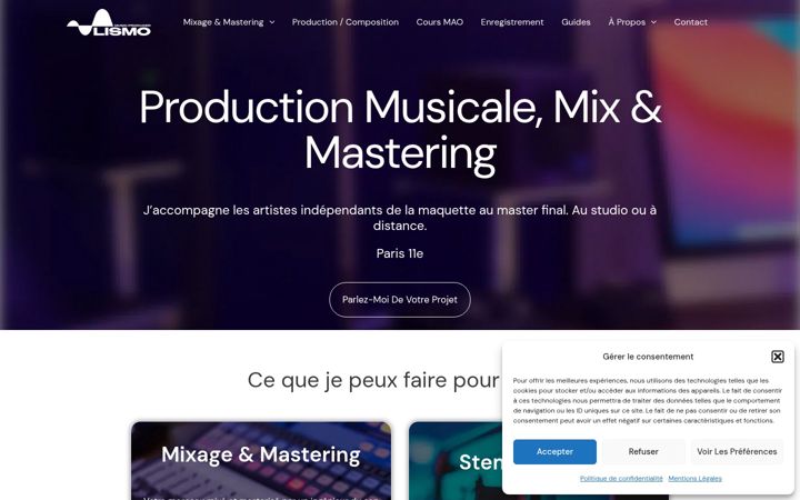 Screenshot of lismo.fr