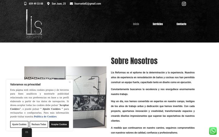 Screenshot of lisreformas.com