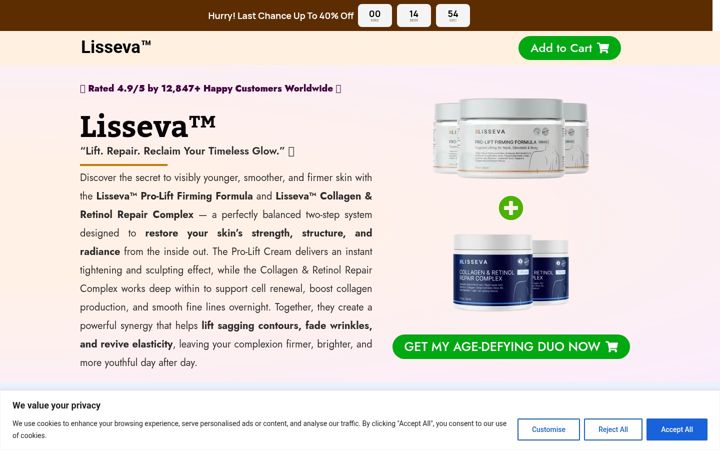 Screenshot of lisseva.org