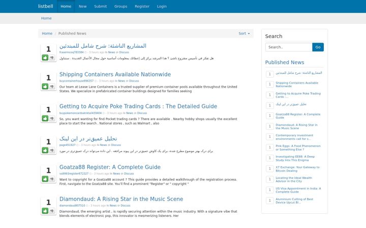 Screenshot of listbell.com