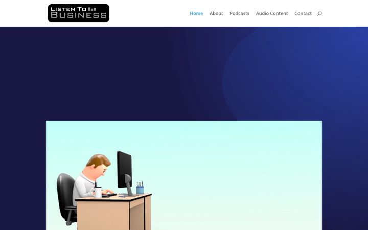 Screenshot of listentobusiness.co.uk