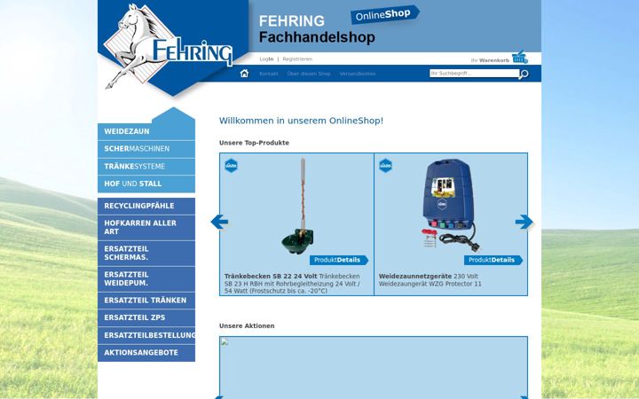Screenshot of lister-shop.de
