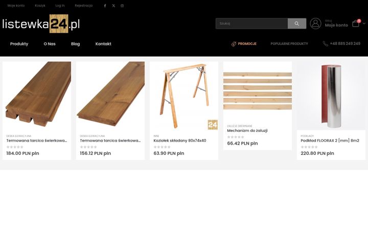 Screenshot of listewka24.pl