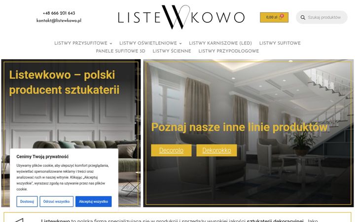 Screenshot of listewkowo.pl