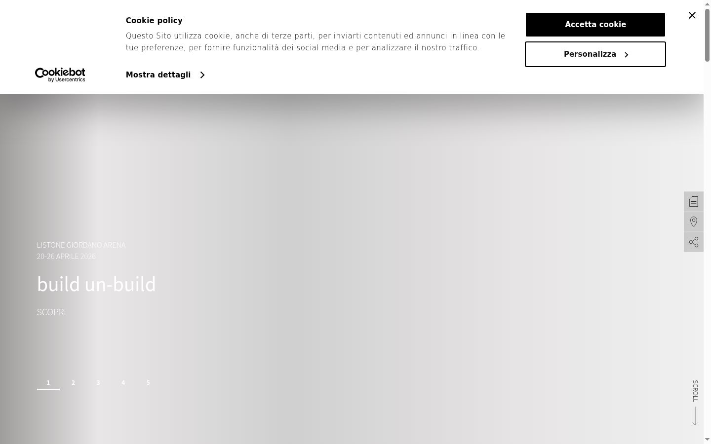 Screenshot des Einwilligungsbanners vor jeglicher Interaktion
