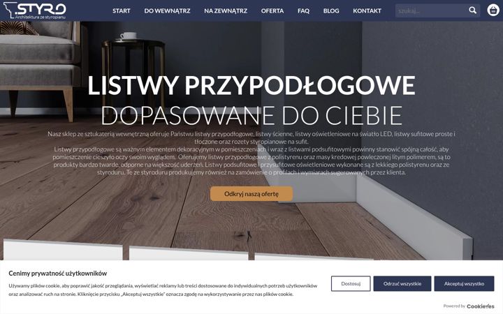 Screenshot of listwydownetrz.pl