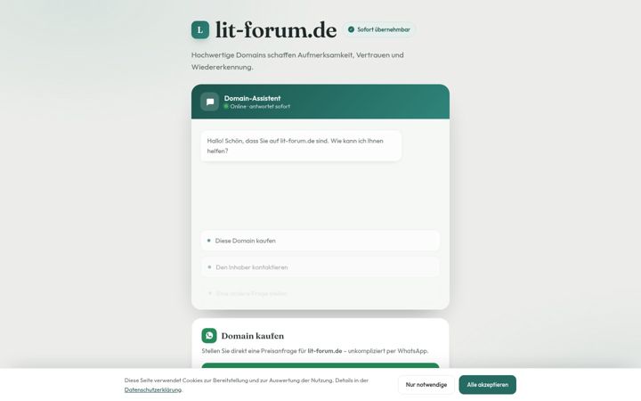 Screenshot of lit-forum.de
