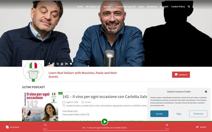 Screenshot of litalianovero.it