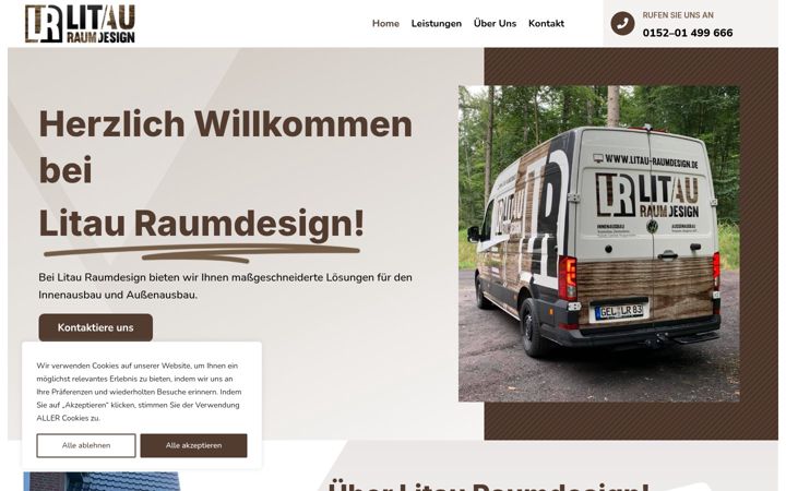Screenshot of litau-raumdesign.de
