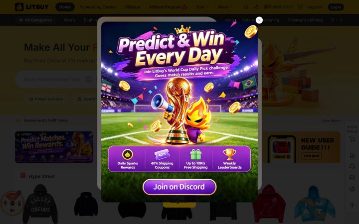 Screenshot of litbuy.com