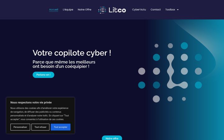 Screenshot of litco.fr