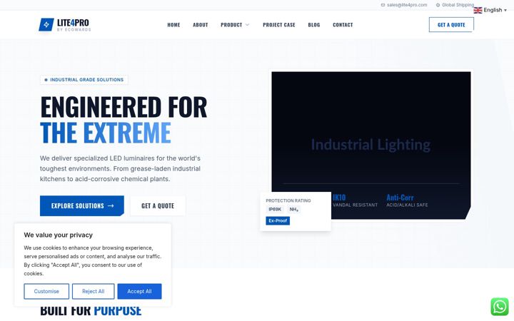 Screenshot of lite4pro.com