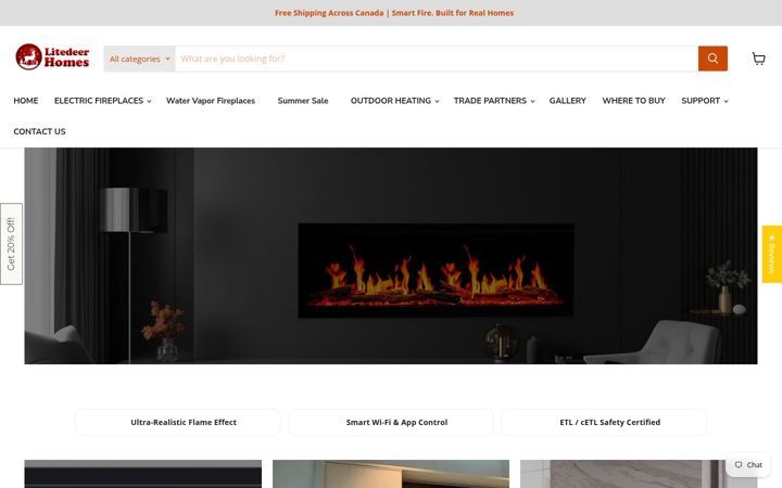 Screenshot of litedeerhomes.com