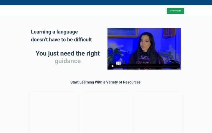 Screenshot of literalspanish.com