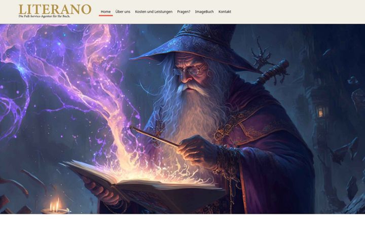 Screenshot of literano.de
