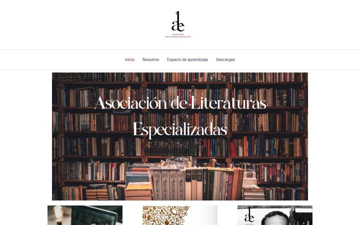 Screenshot of literaturasespecializadas.org