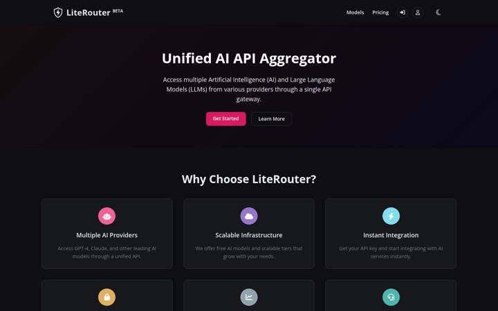 Screenshot of literouter.com