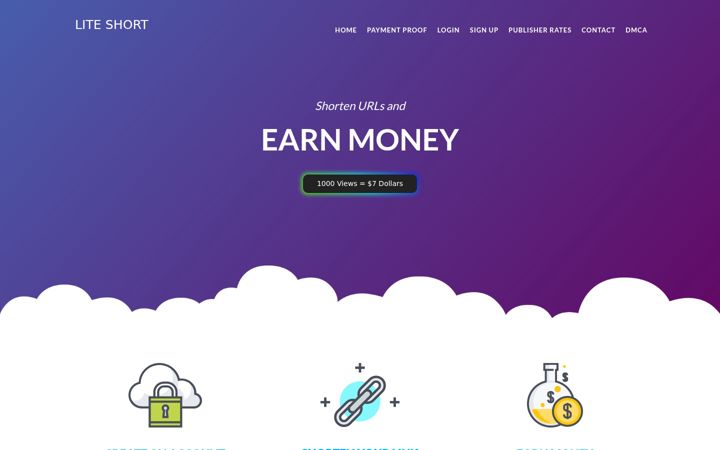Ekrano kopija liteshort.com